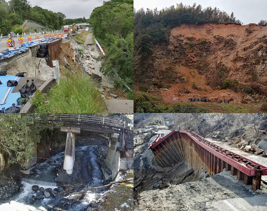 自然災害の現場を遠隔で監視