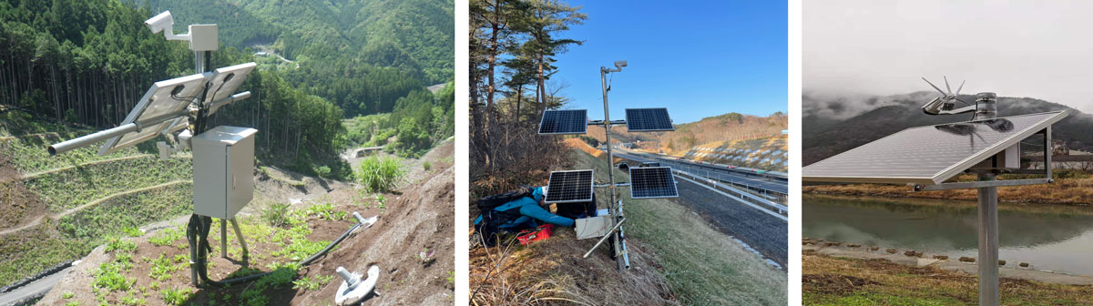 GNSS機能搭載LTEカメラによる一体型モニタリングシステム