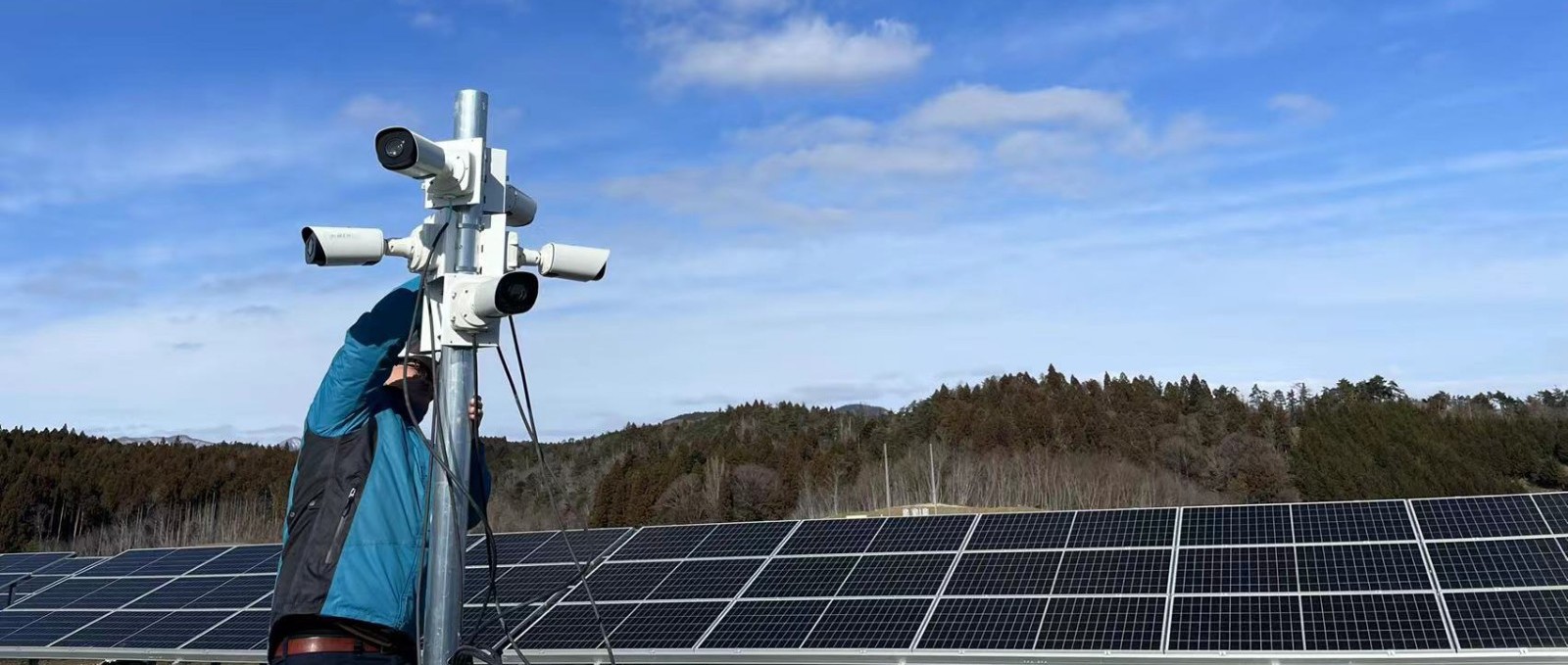 監視カメラシステム及び、煙・炎検知システムの設置